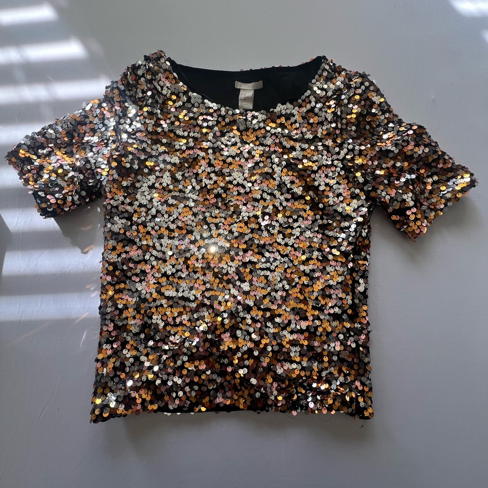 Vintage Sequin H&M Blouse (Size XS)